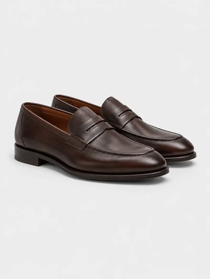 Loafer Ayakkabı Kahve