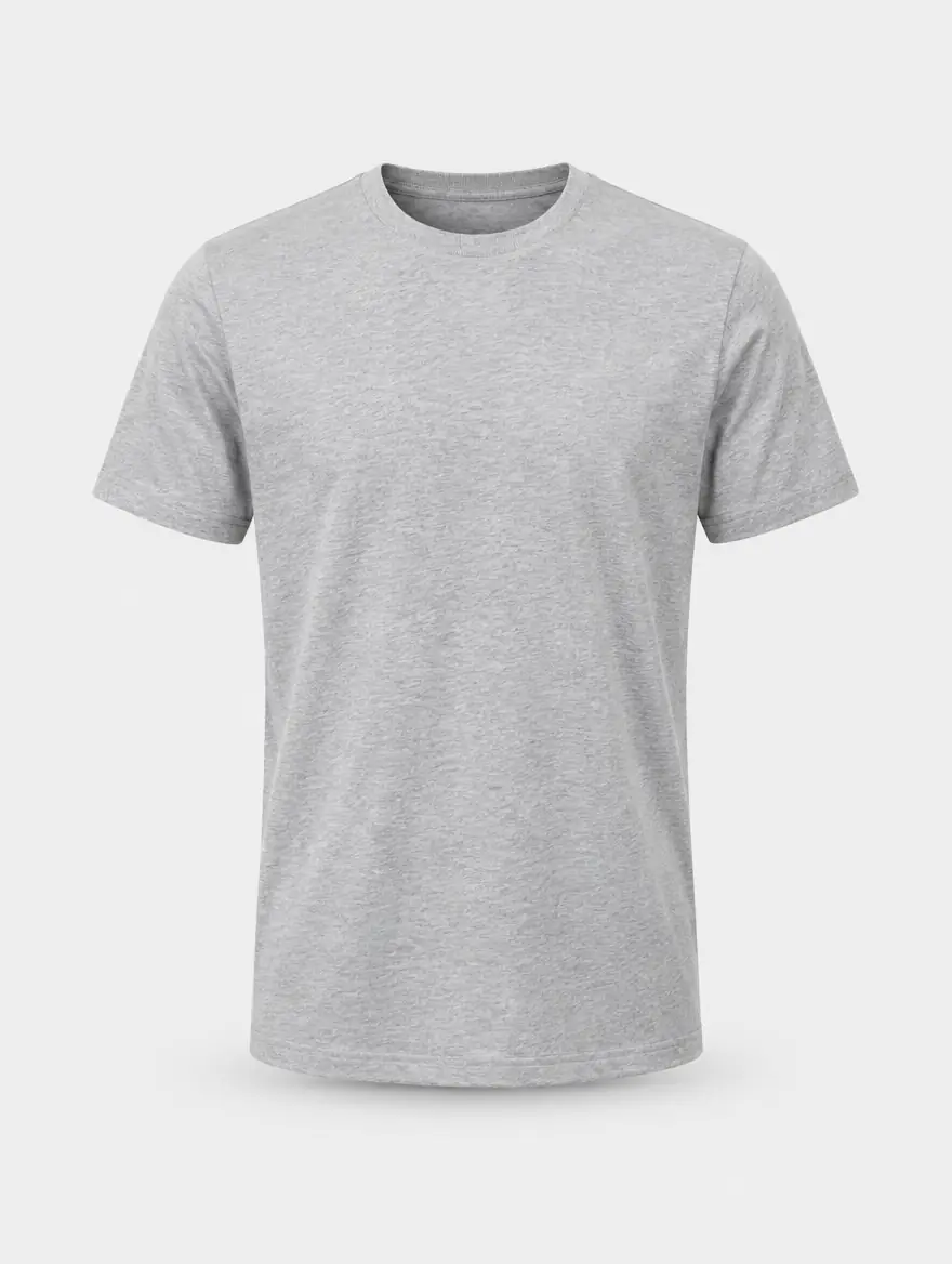 Basic Bisiklet Yaka T-Shirt