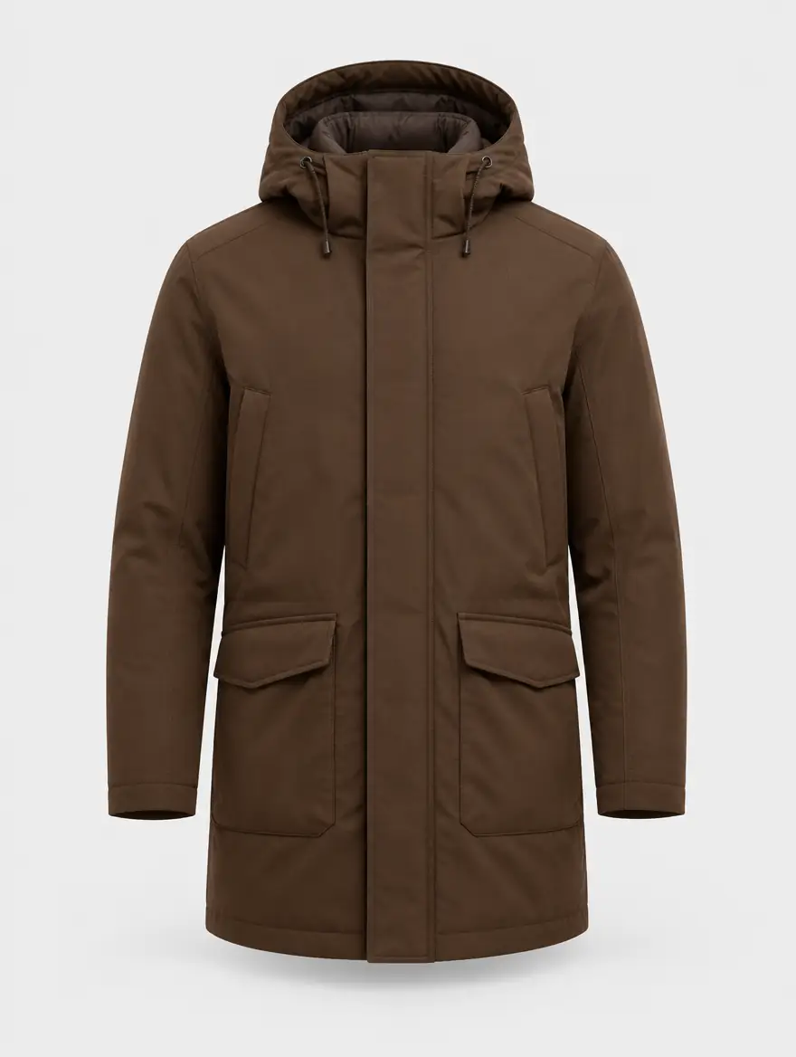 Kapüşonlu Parka Mont